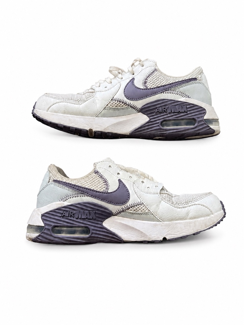 Nike Air Max Excee White Light Violet Sneakers Women’s Size 8